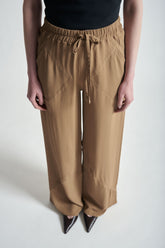 Wide Leg Trousers with Structured Cuts  | Grifoni