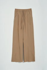 Wide Leg Trousers with Structured Cuts  | Grifoni