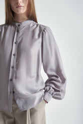 Camicia in Seta Collo alla Coreana  - Grifoni | Sito Ufficiale