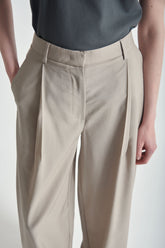 Pantaloni con Pince in Fresco di Lana  - Grifoni | Sito Ufficiale
