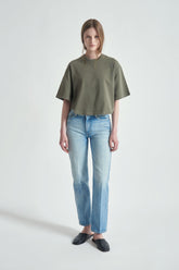 Boxy Cotton T‑Shirt  | Grifoni