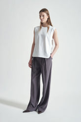 Sleeveless Cotton T‑Shirt  | Grifoni