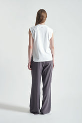 Sleeveless Cotton T‑Shirt  | Grifoni