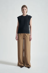 Sleeveless Cotton Crewneck Sweatshirt  | Grifoni