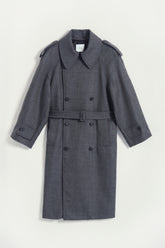 Trench Camille in Lana con Cintura  - Grifoni | Sito Ufficiale