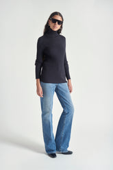 Mireya Ribbed Turtleneck  | Grifoni