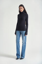 Mireya Ribbed Turtleneck  | Grifoni