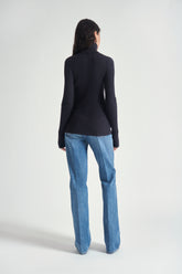 Mireya Ribbed Turtleneck  | Grifoni
