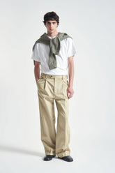 Chino Pants with Front Pleats  | Grifoni