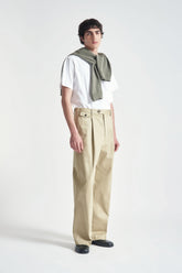 Chino Pants with Front Pleats  | Grifoni