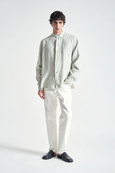 Camicia alla Coreana in Lino  - Grifoni | Sito Ufficiale