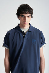 Polo in Cotone con Stemma  - Grifoni | Sito Ufficiale