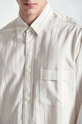 Camicia Gessata in Cotone  - Grifoni | Sito Ufficiale