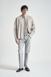 Camicia alla Coreana in Cotone  - Grifoni | Sito Ufficiale