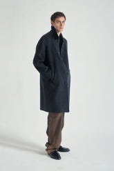 Coat Carver in Wool and Silk | Grifoni | Sito Ufficiale